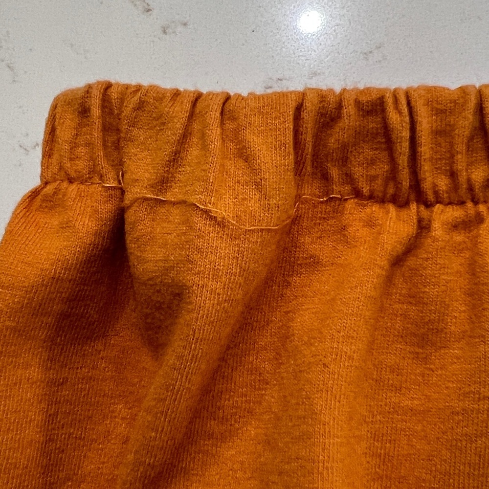 Johnny Was Vintage Orange T-Shirt Maxi Skirt – 100% Cotton – Made in USA - Picture 6 of 8